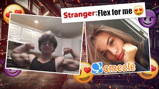 FLEXING ON OMEGLE | FUNNY REACTIONS