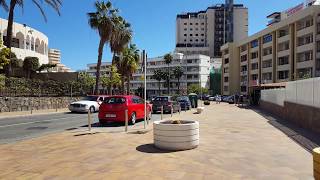 Spaziergang durch Playa del Ingles auf Gran Canaria 2018