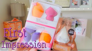 New Real Techniques #meetthemiracles Sponges First Impression