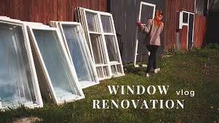 I didn't want to do this... Window renovations | Countryside vlog