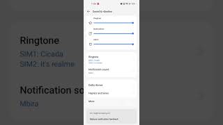 Realme Volume Setting #shorts