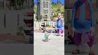 GTA V :  WATER RAGDOLL VS MOM VS DR JHATKA🥺#shorts