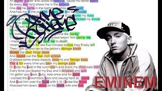 Rhyme Scheme // Brain Damage [Eminem]