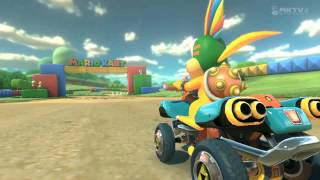 Wii U - Mario Kart 8 - (SNES) Donut Plains 3 - Lemmy vs. Baby Peach