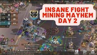 Mining Mayhem Day 2 - INSANE Fight - P5 Rallying on P10 Max Accounts - State of Survival