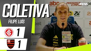 COLETIVA FILIPE LUÍS | AO VIVO | Internacional x Flamengo - Brasileirão 2024