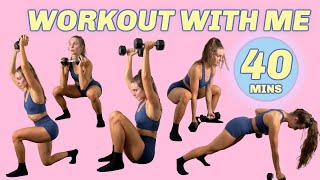 FULL BODY WORKOUT | LOW IMPACT.... HIGH INTENSITY 40 min real time