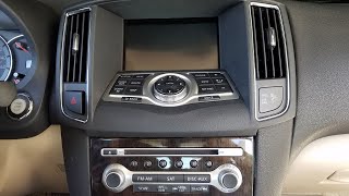 How to Remove Radio / Navigation / Display from Nissan Maxima 2013 for Repair.