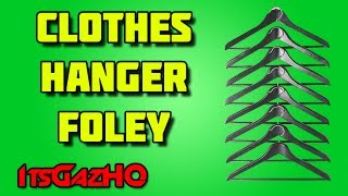 The Sound of a Clothes Hanger | Clothes Hanger Sound Effect | Gaz Foley