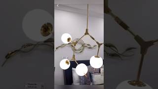 Modern lighting for a cozy living. #viral #trending #ytshorts #lightings #pinteriorstv