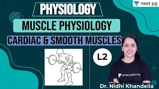 NEET PG: Cardiac & Smooth Muscle | Physiology | Unacademy NEET PG | Dr. Nidhi Khandelia