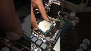 13th gen 13500 ( CPU Installation) l Behind the scenes  #shorts