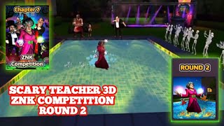 Scary Teacher 3D/ZNK Competition/Round 2/Guru Terjatuh Di Kolam Piranha