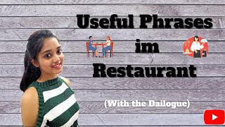 USEFUL GERMAN PHRASES im Restaurant with the Dailogue.