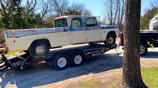 Full Trailer Load! 1969 Dodge D-200 Camper Special CREW CAB. What should we do with it?