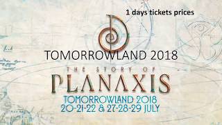 Tomorrowland 2018: ep13 tomorrowland 1 day tickets prices