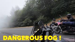 Dangerous Fog ! We Shouldn't Ride Like This ! 🇺🇸 Coast to Coast EP.9