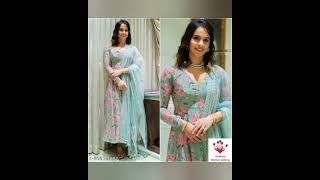 Saina Nehwal style anarkali dress are here ❤️ 🟩🟢