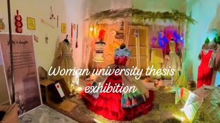 Textile and Fashion Thesis display / Fashion & Textile Exhibition tutorial / Woman University Swabi