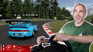 Using My Logitech G29 Wheel to Race Porsches in Gran Turismo 7