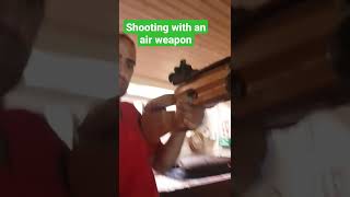 Shooting with an air weapon