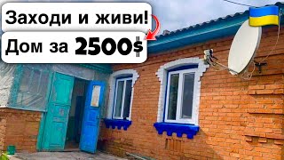 🇺🇦 Заходи и живи! Дом в селе за 2500$ Продажа недвижимости за копейки! Всё есть Уютное тихое село!