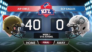 KFL U16 Contact - AIP Owls vs ECP Eagles