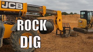 Digging for GREEN rocks #heavyequipment #mining