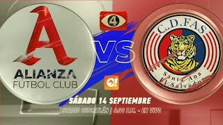 Canal 4 TCS | LMF El Salvador 24/25 Alianza FC vs CD Fas (Jornada 10) Anuncio