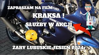 KRAKSA SŁUŻBY W AKCJI LUBUSKIE  ŻARY JESIEŃ 2024r