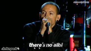 Linkin Park What I've Done (live Lisbon) fanmade lyrics on screen presented by sleeplacker21edge