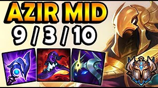 AZIR vs AHRI [ MID ] Lol NA Challenger Patch 11.17 ✅