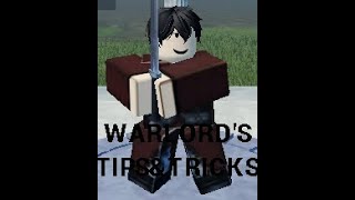 Roblox Warlords - (voice reveal) TIPS & TRICKS.