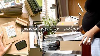 Packaging Hundreds of Orders 📦✨ (and i'm pregnant!) · January Vlog