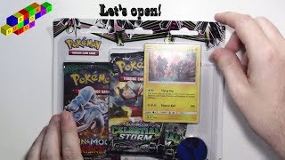 Let's open three Pokemon card packs!