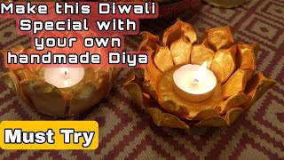 How to make Diya with Clay at Home I Diwali Special I Homemade Diya