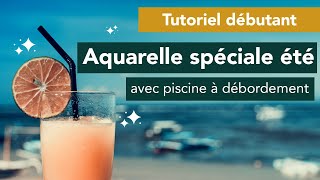 Peindre un Cocktail dans ma Piscine aux Maldives ! - Tutoriel FACILE