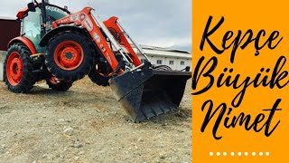 KUBOTA M9540 ALPARSAN KEPÇE GÜBRE YÜKLEME