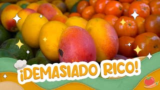 Anímate a preparar una refrescante raspadilla de mango y chirimoya