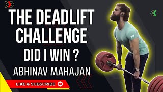 THE DEADLIFT CHALLENGE   100 Kg DEADLIFT DID I WIN