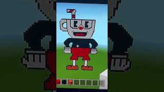 I built Cuphead in Minecraft with my friend￼￼