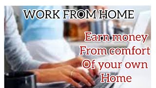 work from home jobs