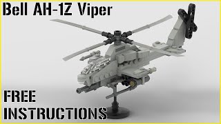 LEGO TUTORIAL | Bell AH-1Z Viper | 1/100 Scale