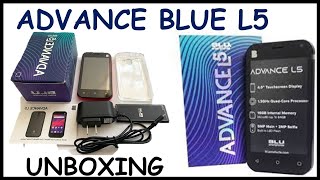 ✅💥🔥UNBOXING Celular ADVANCE L5 BLUE ANDROID 8.1 A4 | Desbloqueado EL MAS VENDIDO este 2021 en AMAZON