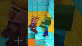 Funny minecraft short IQ #shorts #villager #minecraft #iq #gaming  #viral