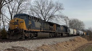 CSX 354 YN2 AC44CW & SD70MAC Leads CSX M533