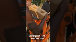 Real feedback of compressed earth block making machine / Lego interlocking soil brick machine