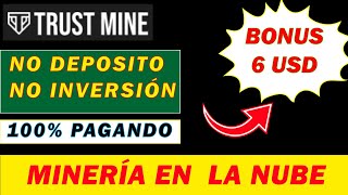 NUEVA MINERIA EN LA NUBE: 100% Pagando || BONUS 6 USD || GRATIS GHS/S || TUTORIAL || #cloudmining