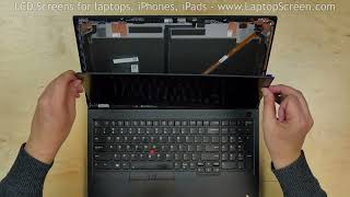 How to replace LCD Screen on Lenovo ThinkPad P52