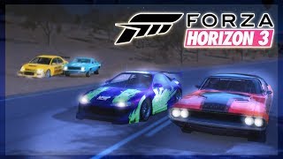 Forza Horizon 3 - 2 Fast 2 Furious Pink Slip Race Recreation! (Build & Funny Moments)